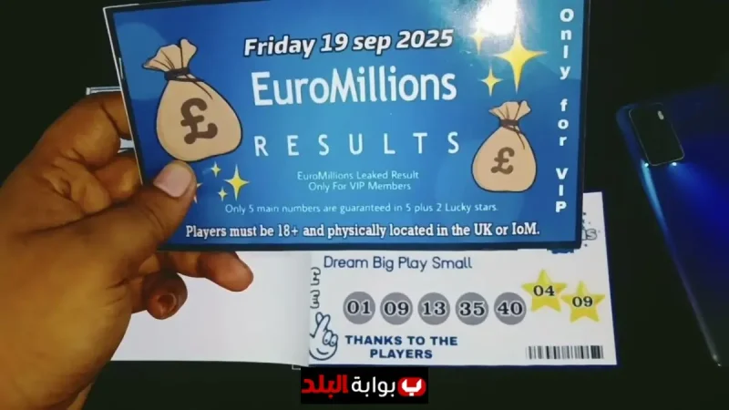 National Lottery EuroMillions Results Live: Check if You’re the Next Jackpot Millionaire