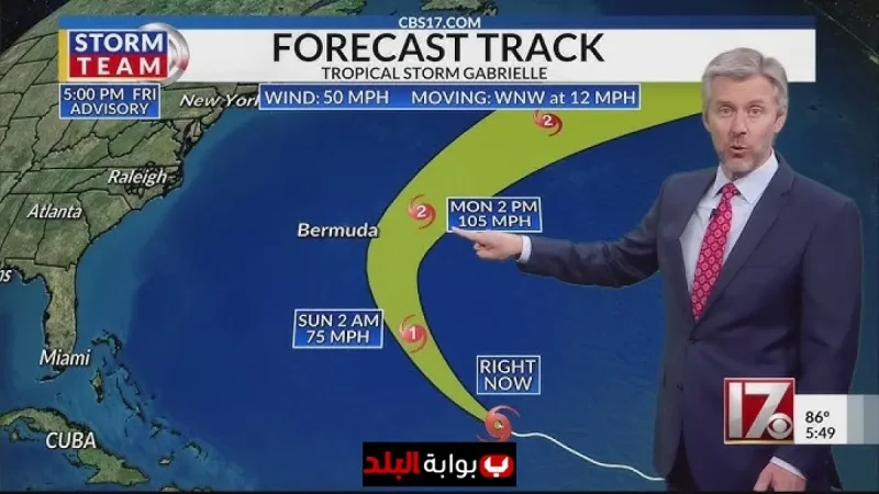 Tropical Storm Gabrielle Forecast 2025: Will Hurricane Gabrielle Turn Into a Major Threat for the U.S. Coastline and Bermuda This Season?