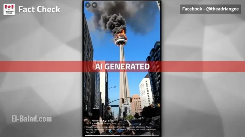 CN Tower Fire 2025: Viral Video Sparks Panic as Toronto CN Tower Officials Deny Blaze