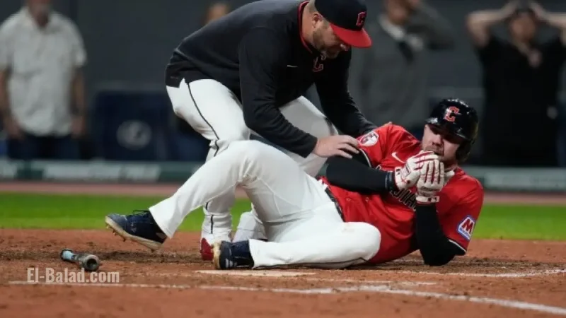 David Fry Injury Update: Guardians Star Struck by 99 MPH Pitch and Taken to Hospital