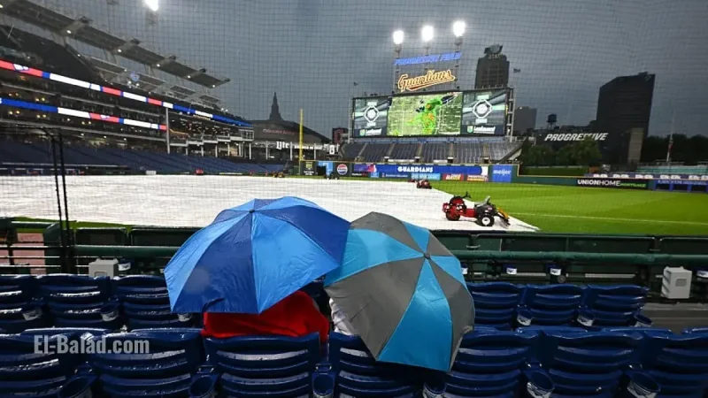 Guardians Rain Delay Forces Fans to Wait as Tigers Clash Postponed in Cleveland
