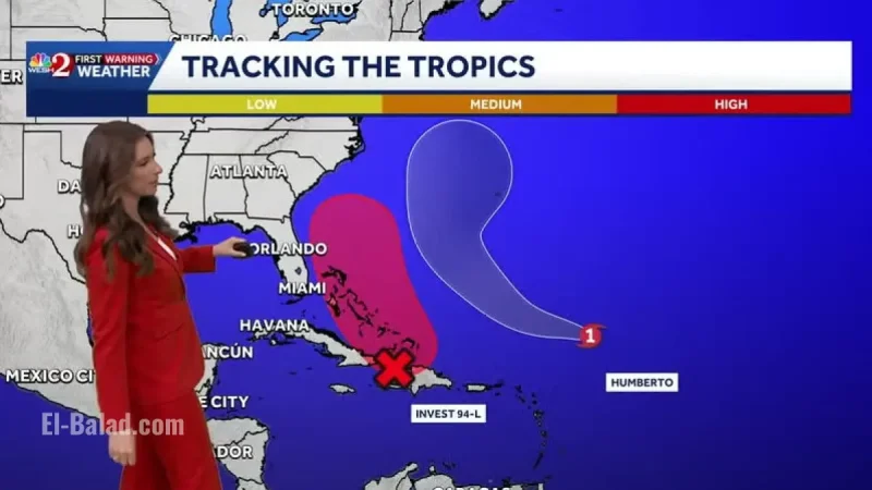 Spaghetti Models Show Uncertain Path for Tropical Storm Humberto — National Hurricane Center Tracks Potential Hurricane Threats as Atlantic Systems Intensify