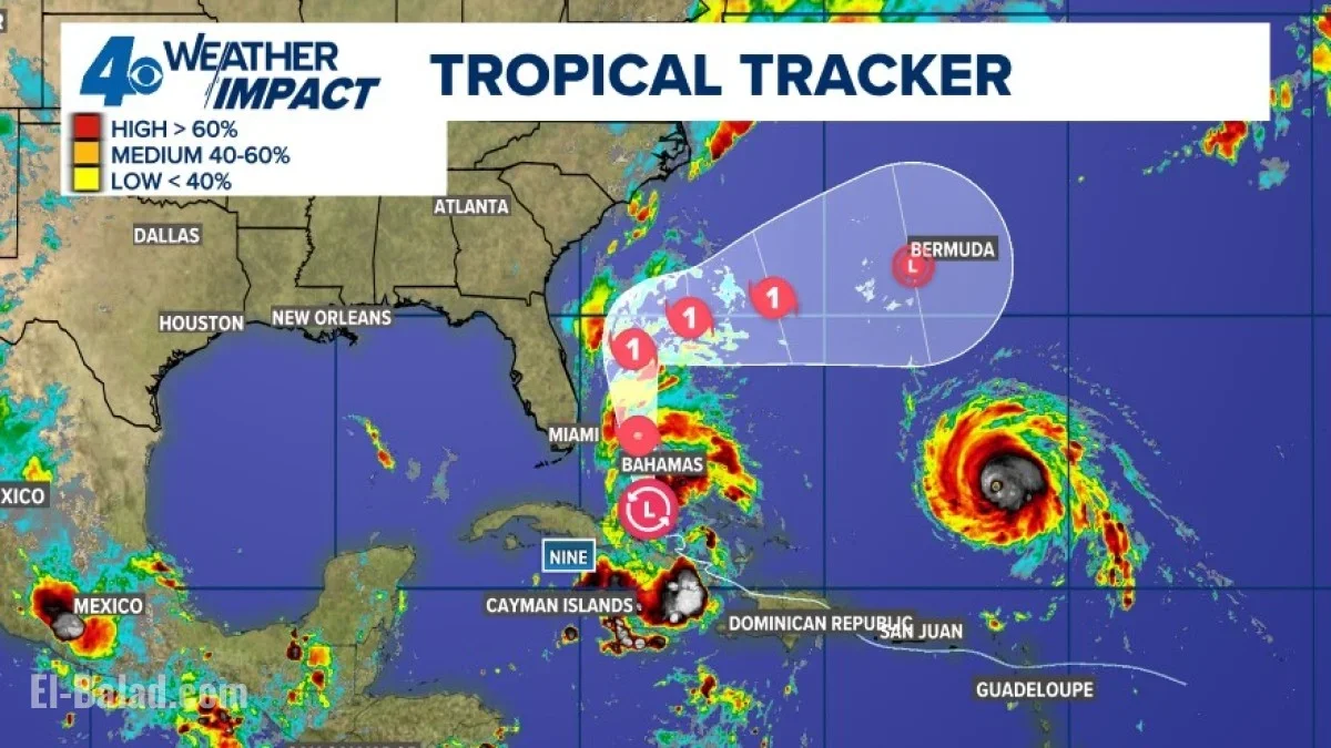 Hurricane Tracker Update: Category 5 Humberto, With Imelda Threatening ...