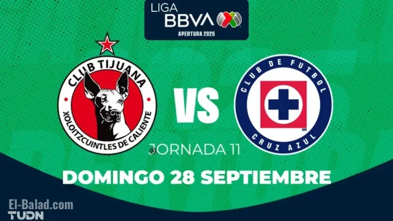 How to Watch and Time for Tijuana vs Cruz Azul in Apertura 2025
