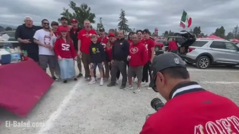 49ers Superfan Goes Viral for Capturing Epic Levi’s Stadium Tailgate Celebrations