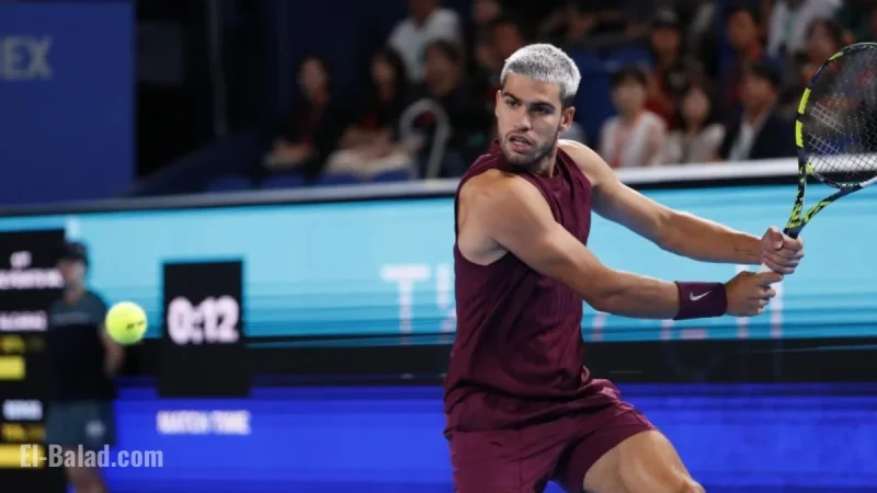 Live Updates: Alcaraz vs Ruud in the Tokyo Semifinals Today
