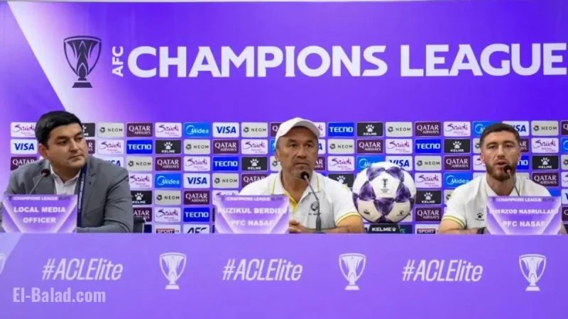 Ro’ziqul Berdiyev Urges Team to Conquer Fear and Give Their Best Against Al Hilol