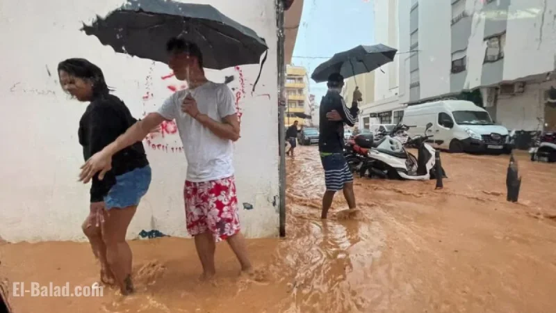 Live Updates on the Storm: AEMET Elevates Alert to Orange for Ibiza and Formentera