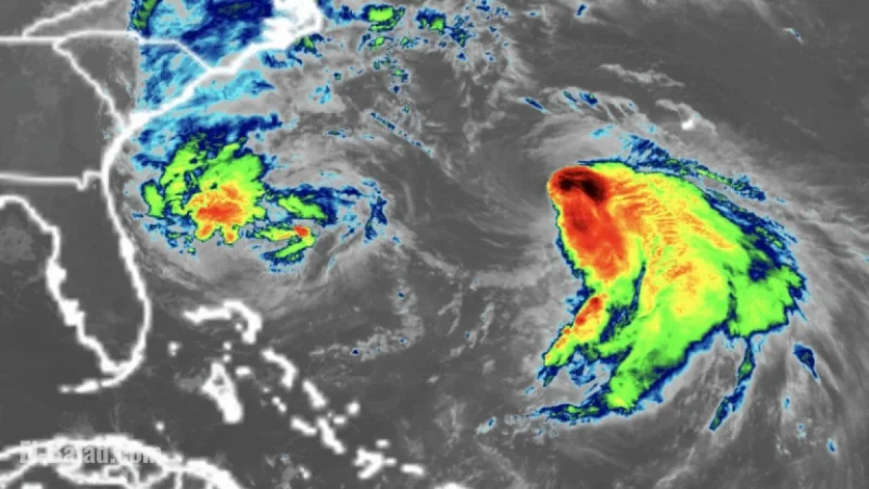Imelda Intensifies: Hurricane Hits US Southeast Coast as Bermuda Braces for Twin Storms Impact