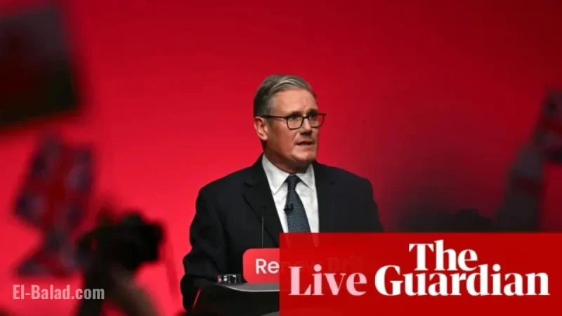 Starmer Claims Nigel Farage Dislikes Britain at Labour Conference – Live Updates on UK Politics