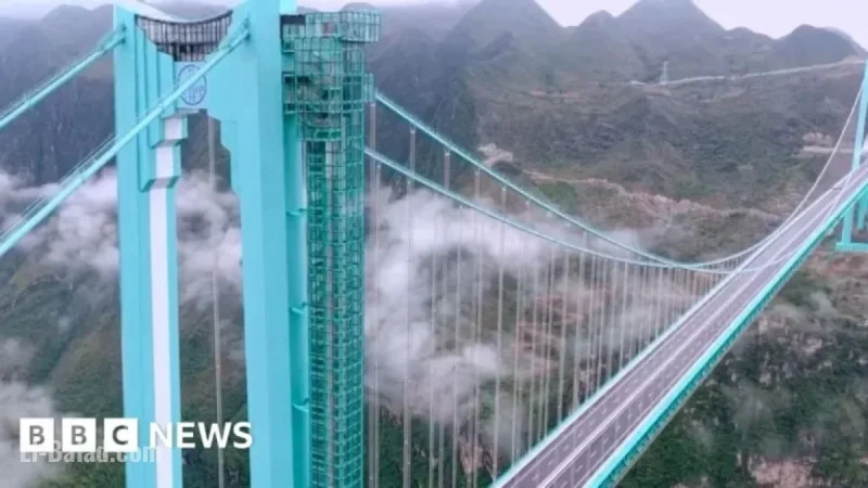 China Unveils World’s Tallest Bridge