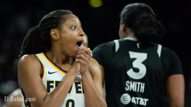 Fever’s Mitchell Suffers Leg Injury in Semifinal Game 5 Against Aces