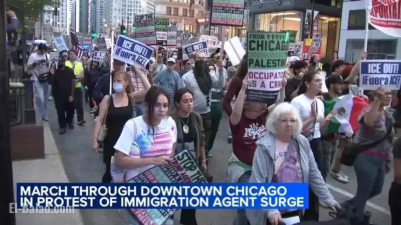 ICE Agents Raid Chicago Apartments; Trump Suggests City as Military Training Site