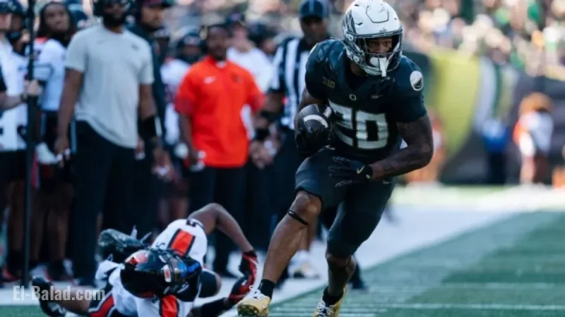 Oregon’s RB Hughes Opts for Redshirt After Limited Playtime