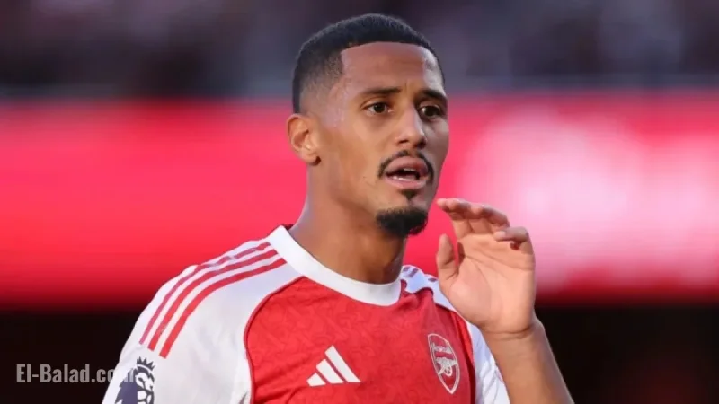 Arsenal’s William Saliba Secures Long-Term Deal Until 2030