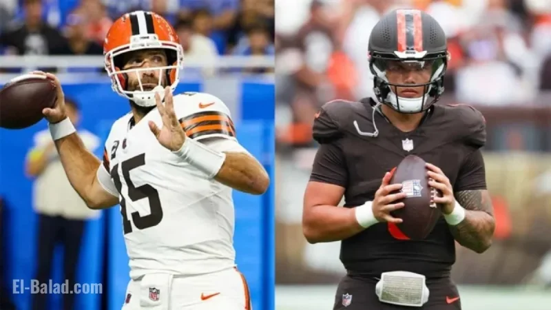 Browns Start Rookie Dillon Gabriel, Bench Flacco for London Game vs. Vikings