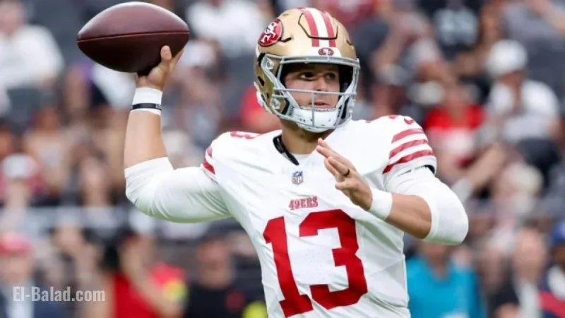 49ers Sideline Purdy, Pearsall, Jennings for Thursday Night Football