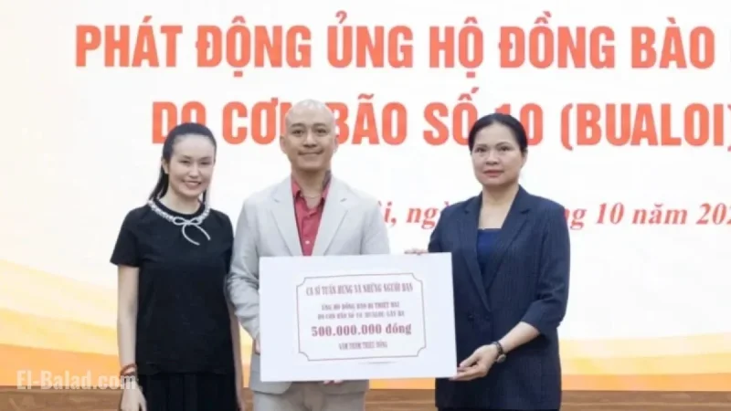 The Fatherland Front received 672 billion VND to support people after storm Bualoi.