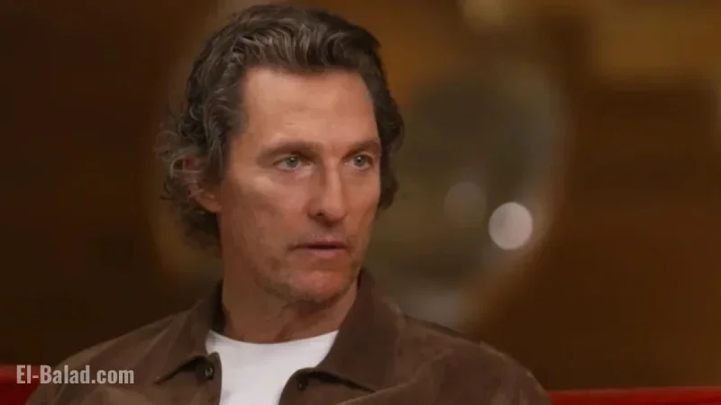 Matthew McConaughey Returns to Hollywood with New Book, 36 Years in the Making