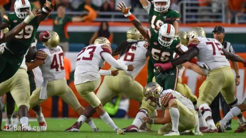“Four ‘Wide Rights’ Mark Miami-Florida State’s Historic Kicking Mistakes”