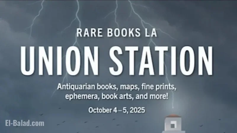 2025 Rare Books LA Celebrates Guillermo Del Toro at Union Station Fair