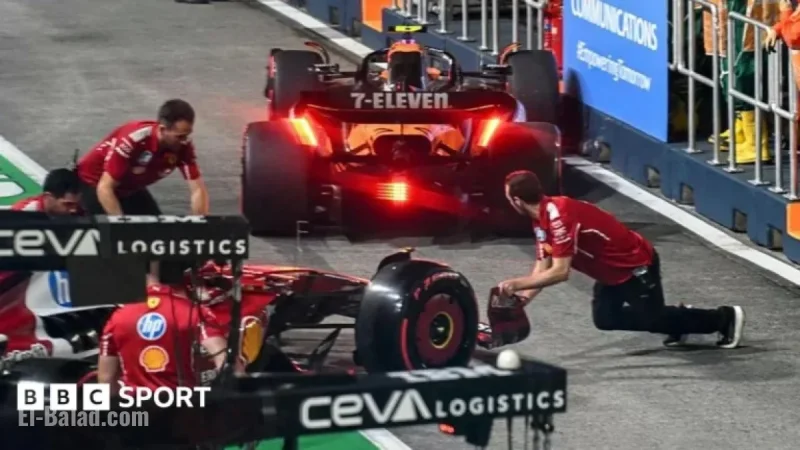 Norris and Leclerc Collide at Singapore; Piastri Leads Friday Practice