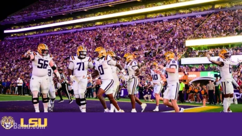 LSU vs. South Carolina Set for Night Kickoff at Tiger Stadium