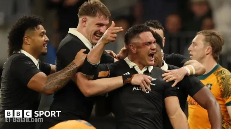 New Zealand Triumphs Over Australia 28-14 in Perth Rugby Championship