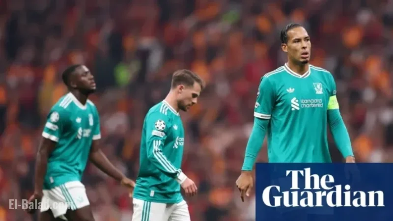 Arne Slot Strives to Restore Liverpool’s Rhythm