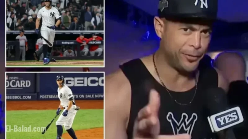 Giancarlo Stanton Apologizes for Mistake Following Yankees’ Wild-Card Victory