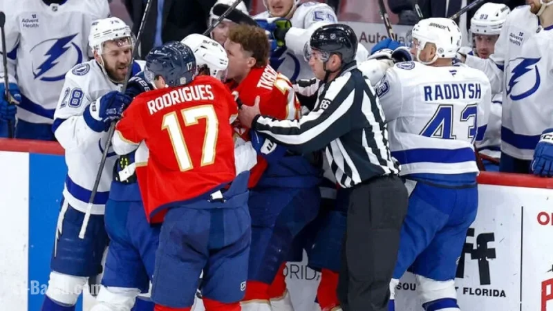 Panthers vs. Lightning: 13 Ejected in Intense Exhibition Match