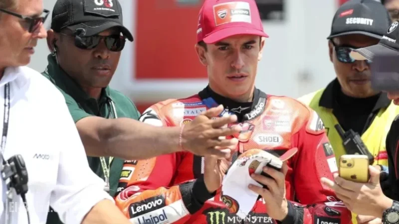 Marquez Faces Injury Concerns After Bezzecchi Clash at Indonesian MotoGP