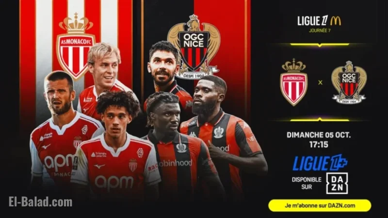 Watch AS Monaco vs. OGC Nice: Ligue 1 Streaming Details on DAZN