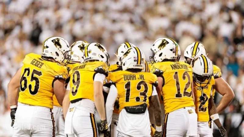 Hailstorms Transform Wyoming Football Field for UNLV Matchup