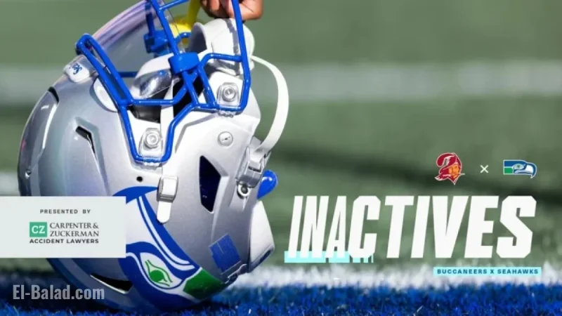 Seahawks vs. Buccaneers Week 5: Inactive Players Announced