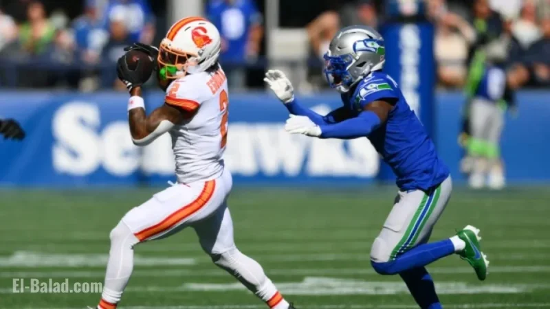 Emeka Egbuka’s Fifth Touchdown Secures 21-14 Lead for Bucs