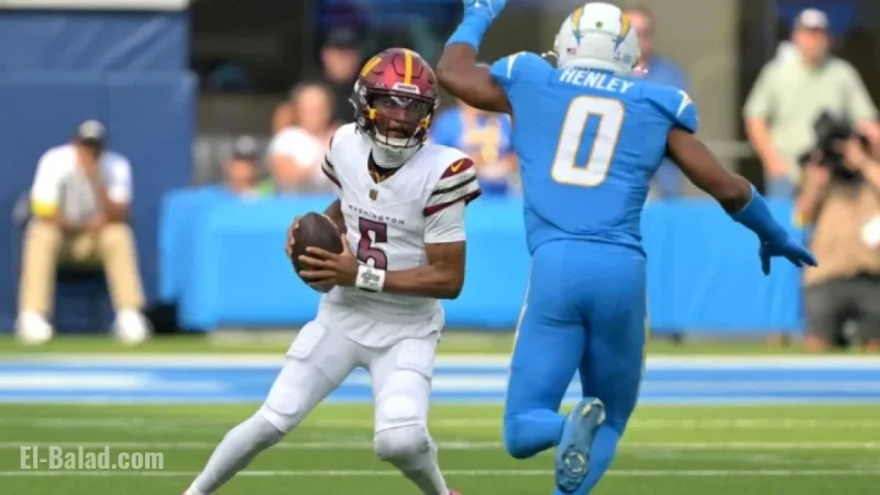 Commanders Stun Chargers in LA, Boost Record to 3-2