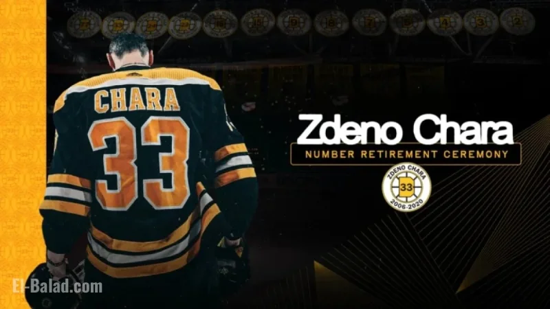 Boston Bruins to Honor Zdeno Chara by Retiring Number 33 on Jan. 15