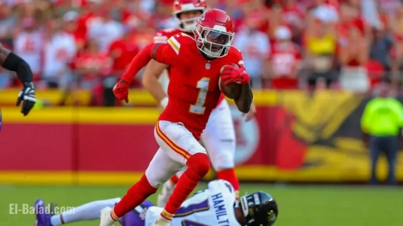 Xavier Worthy Set to Compete Monday Night Against Jaguars