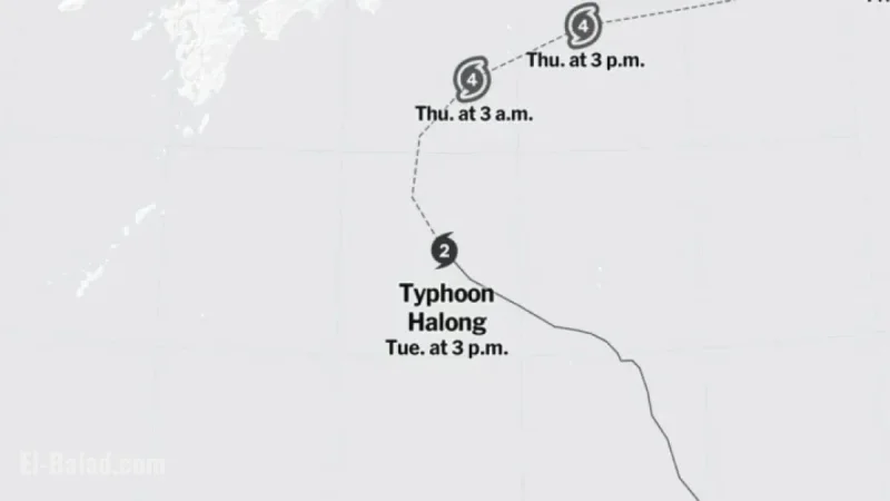 Typhoon Halong: Interactive Maps Track Its Path