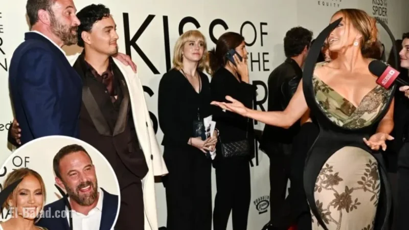 Jennifer Lopez and Ben Affleck Reunite at ‘Kiss of the Spider Woman’ Premiere