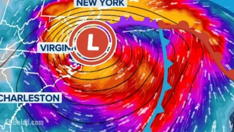 Nor’easter to Hit East Coast with Intense Rain, Strong Winds This Weekend