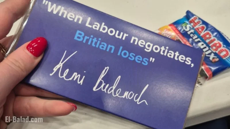 Conservative Party Chocolate Bar Typo Becomes the Talk of the Conference as Misspelling Sparks Online Mockery and Political Backlash