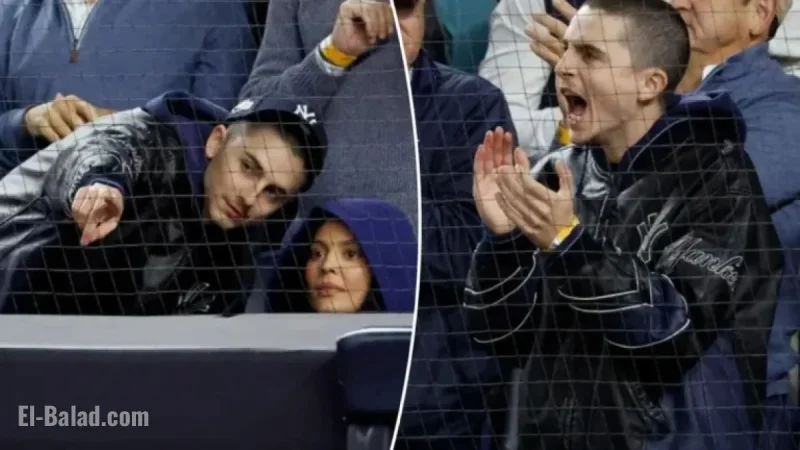Timothee Chalamet and Kylie Jenner Attend Yankees vs. Blue Jays Game 4
