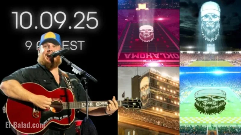 Luke Combs Hints at College Stadium Tour; OU Among Potential Stops