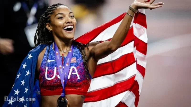 Athlos Transforms Times Square with Women’s Long Jump Event