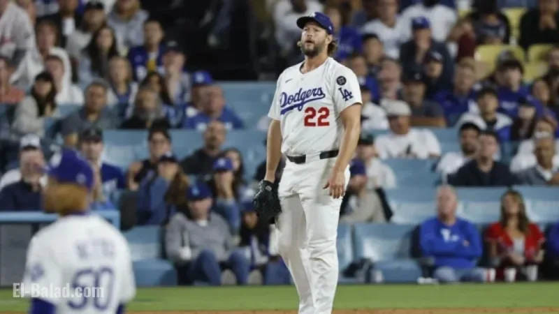 Dodgers’ Clayton Kershaw Aims to Overcome Game 3 Setback