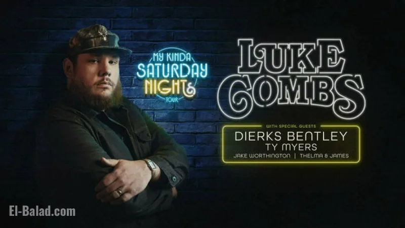 Luke Combs tour 2026 announced: “My Kinda Saturday Night” hits Notre Dame Stadium and stadiums worldwide