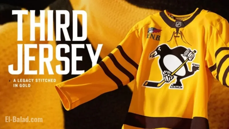 Penguins Debut Gold Third Jersey at Home Opener Tonight
