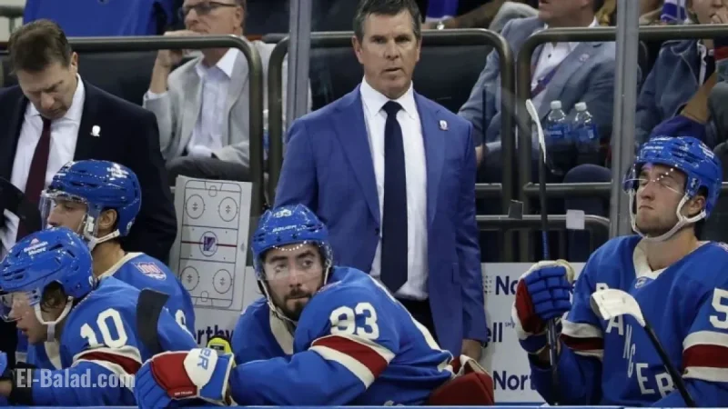 Penguins Spoil Sullivan’s Debut as Rangers Coach